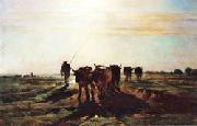 constant troyon Cattle Going to Work;Impression of Morning china oil painting reproduction